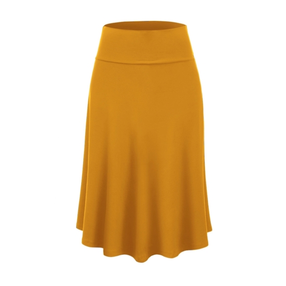 Ann Taylor Dresses & Skirts - Ann Taylor A-line Elastic Waist Knit Sweater Skirt XS